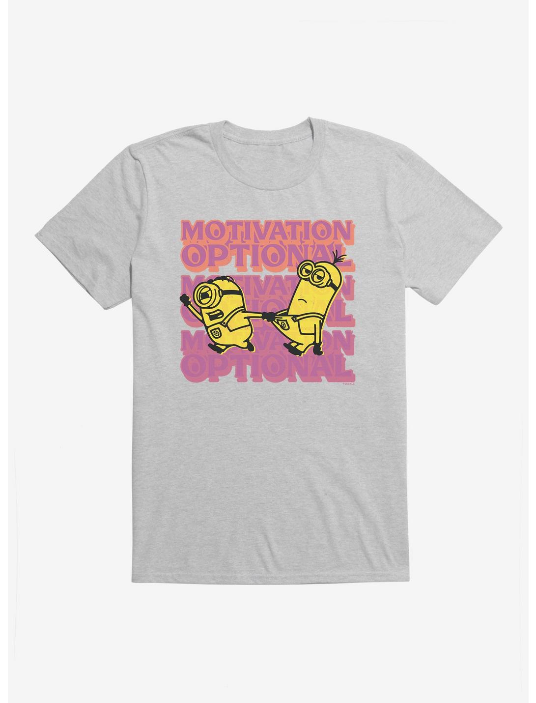 Minions Stuart Motivates Kevin T-Shirt, HEATHER GREY, hi-res