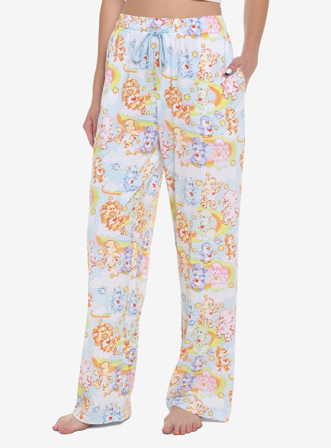 NWT Care Bears Womens Pajama Pants 80's toy Friends S M L XL 2X 3X Plus  Size NEW