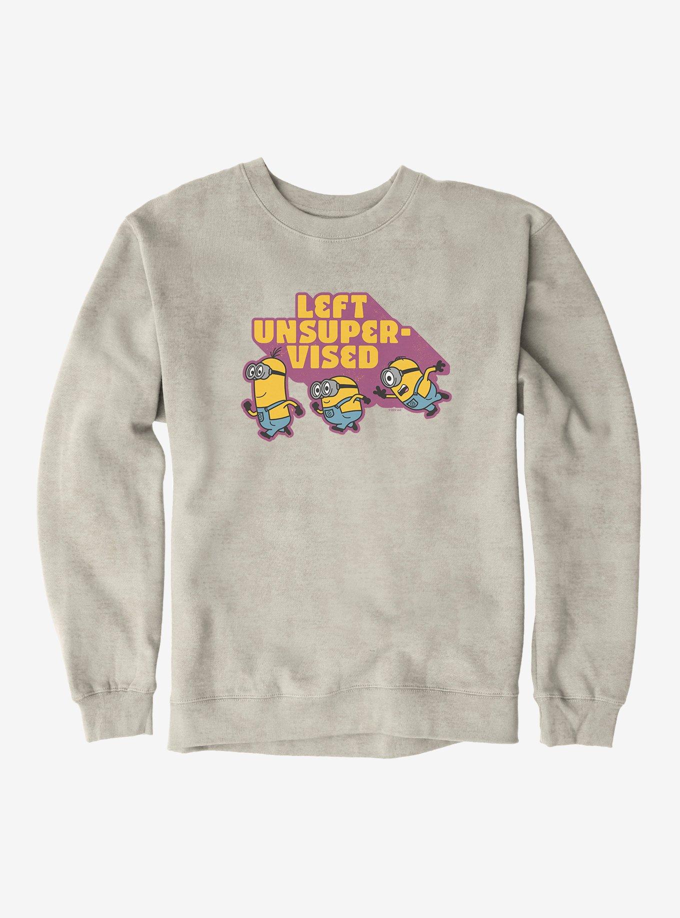 Minions Left Unsupervised Sweatshirt, , hi-res