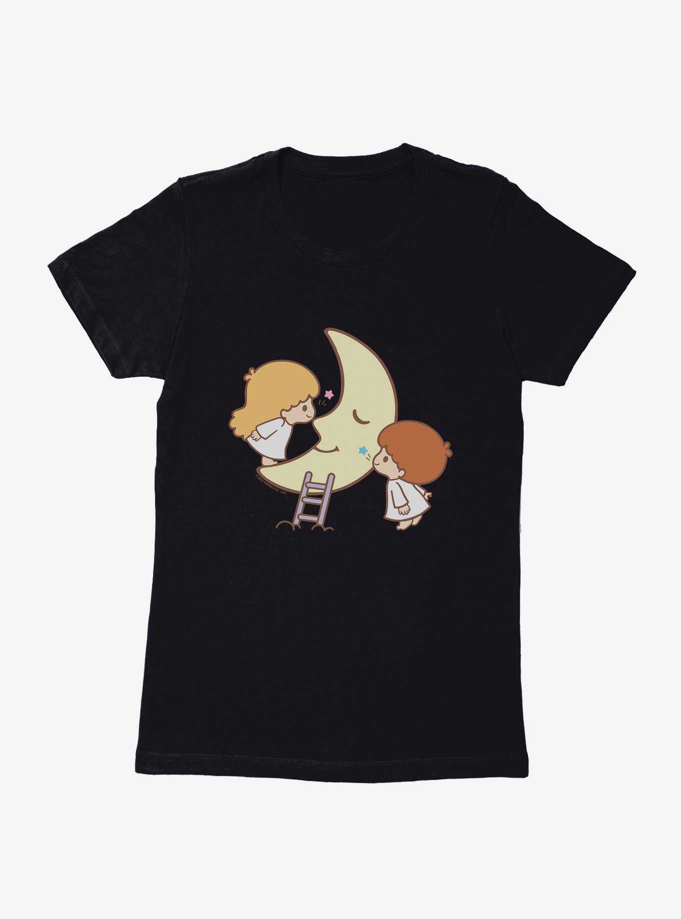 Little Twin Stars Moon Kisses Womens T-Shirt, , hi-res