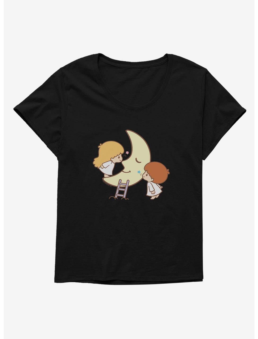 Little Twin Stars Moon Kisses Womens T-Shirt Plus Size, , hi-res