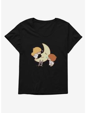 Little Twin Stars Moon Kisses Womens T-Shirt Plus Size, , hi-res