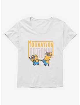 Minions Bold Motivation Optional Girls T-Shirt Plus Size, , hi-res