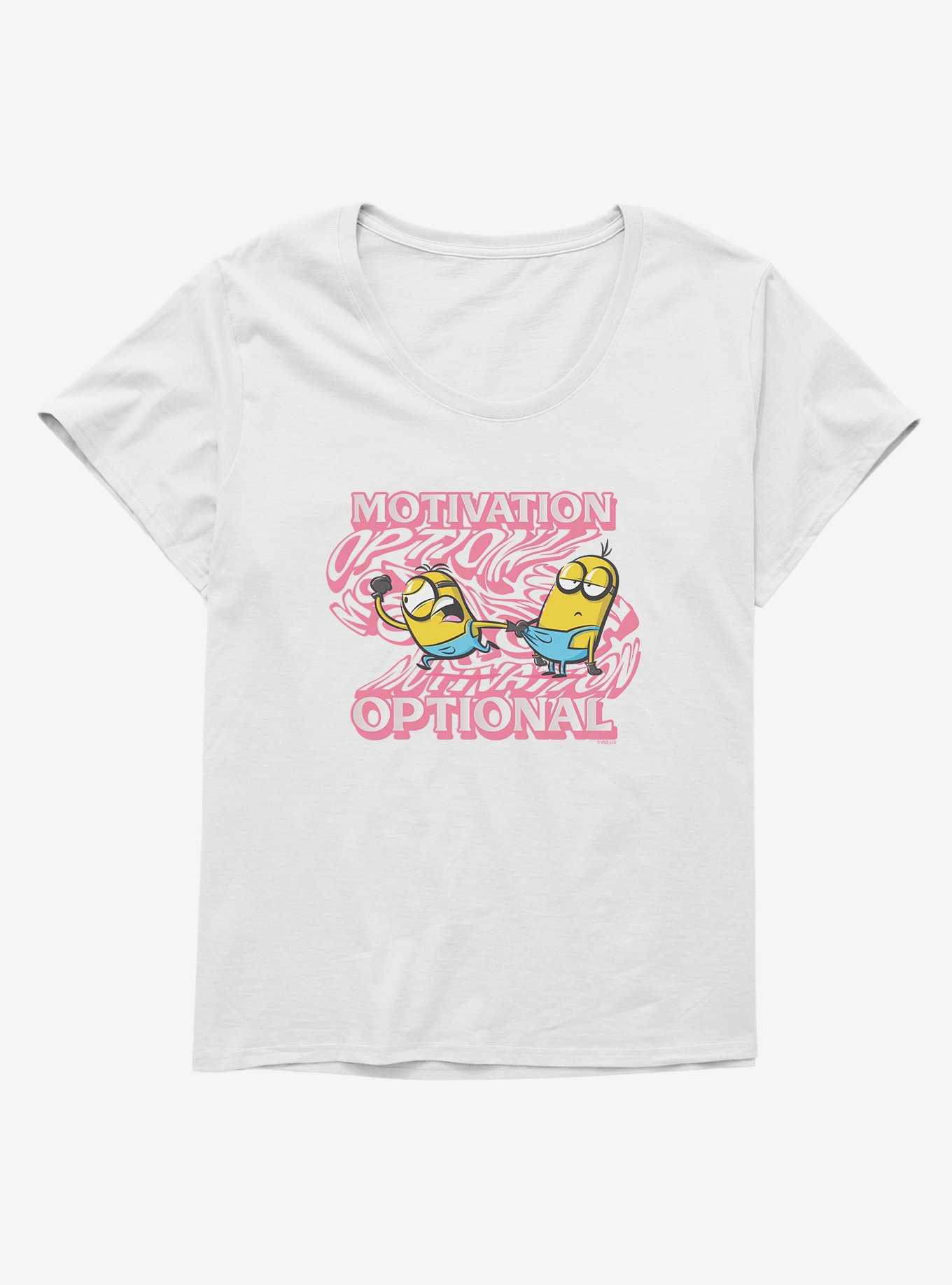 Minions Groovy Motivation Optional Girls T-Shirt Plus Size, , hi-res