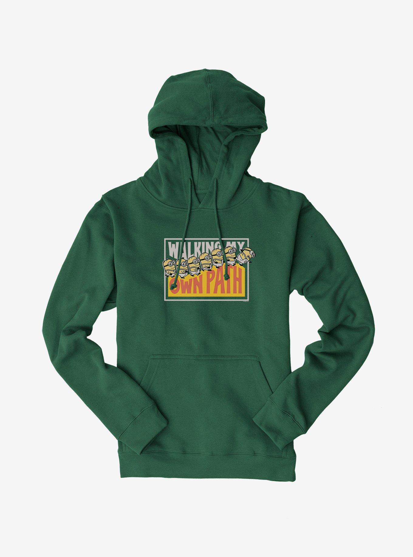 Minions On My Own Path Panel Hoodie, FOREST, hi-res