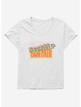 Minions On My Own Path Panel Girls T-Shirt Plus Size, , hi-res