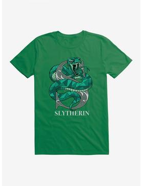 Harry Potter Slytherin Classic Geometric Letter T-Shirt, KELLY GREEN, hi-res