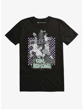 The God of High School Checkered Black T-Shirt, , hi-res