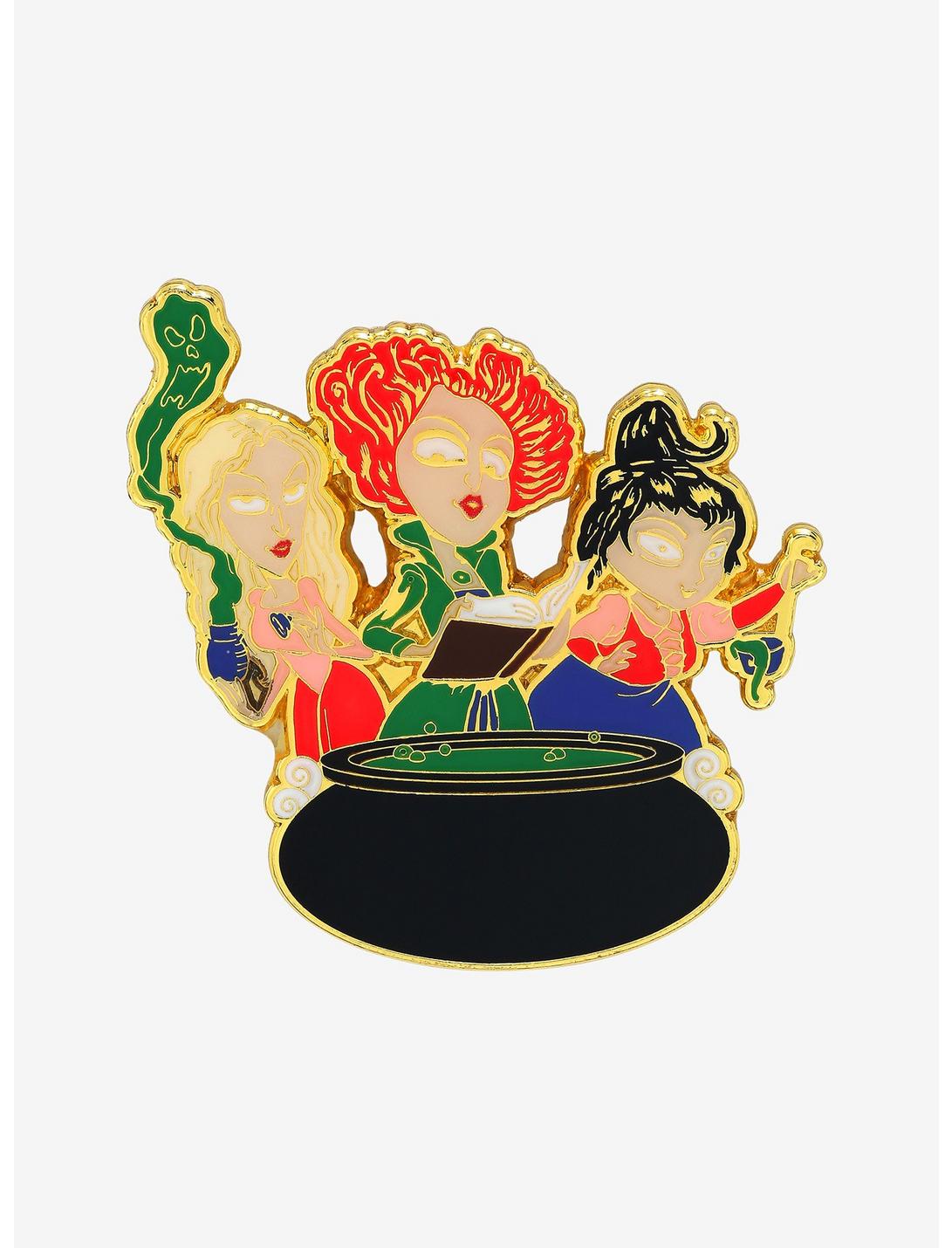 Loungefly Disney Hocus Pocus Chibi Sanderson Sisters Enamel Pin - BoxLunch Exclusive, , hi-res