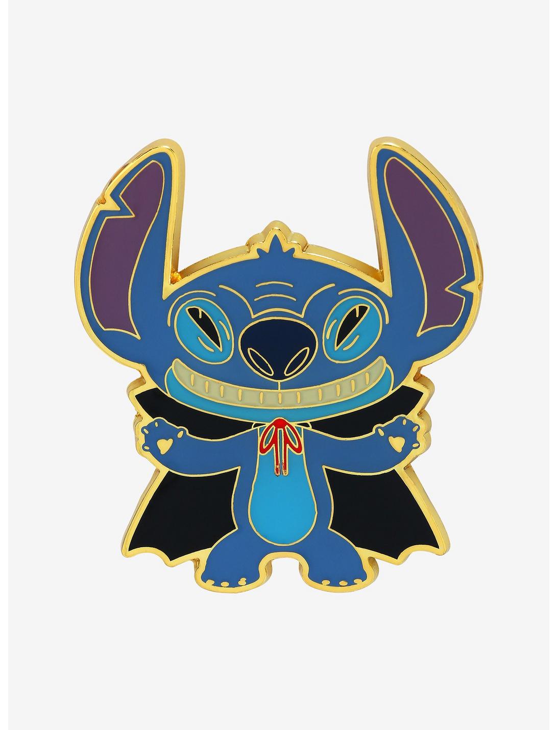 Loungefly Disney Lilo & Stitch Vampire Stitch Enamel Pin - BoxLunch Exclusive, , hi-res