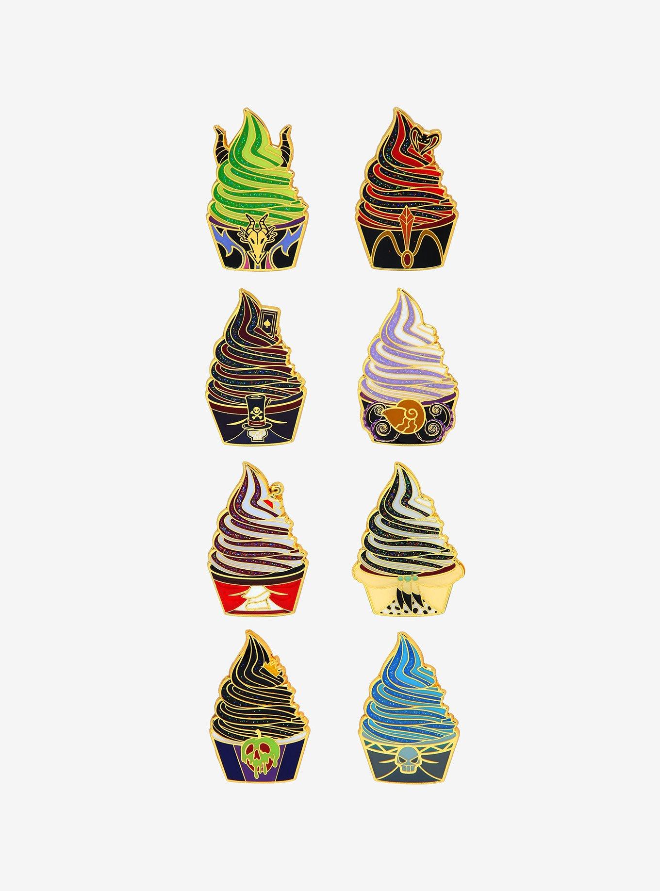 Loungefly Disney Villains Character Soft Serve Blind Box Enamel Pin - BoxLunch Exclusive, , hi-res
