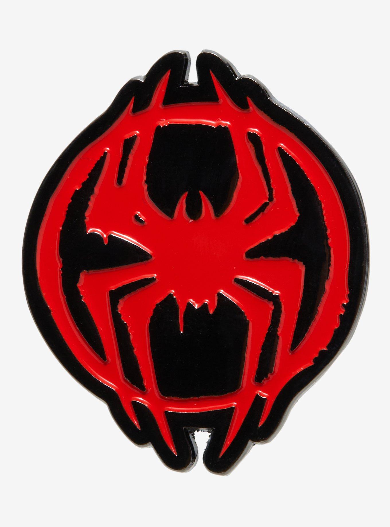 Marvel Spider-Man: Across the Spider-Verse Graffiti Logo Enamel Pin - BoxLunch Exclusive , , hi-res