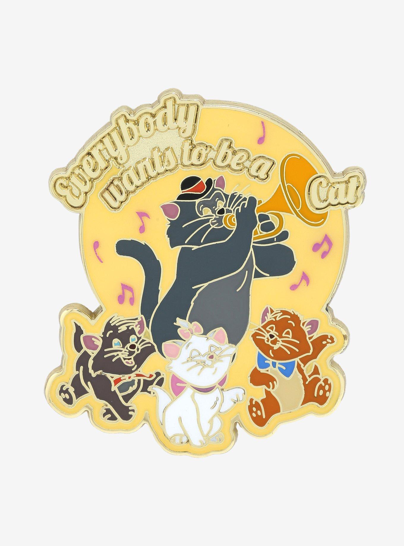 Disney The Aristocats Be A Cat Enamel Pin - BoxLunch Exclusive , , hi-res