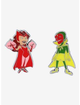 Loungefly Marvel WandaVision Retro Outfits Enamel Pin Set - BoxLunch Exclusive, , hi-res