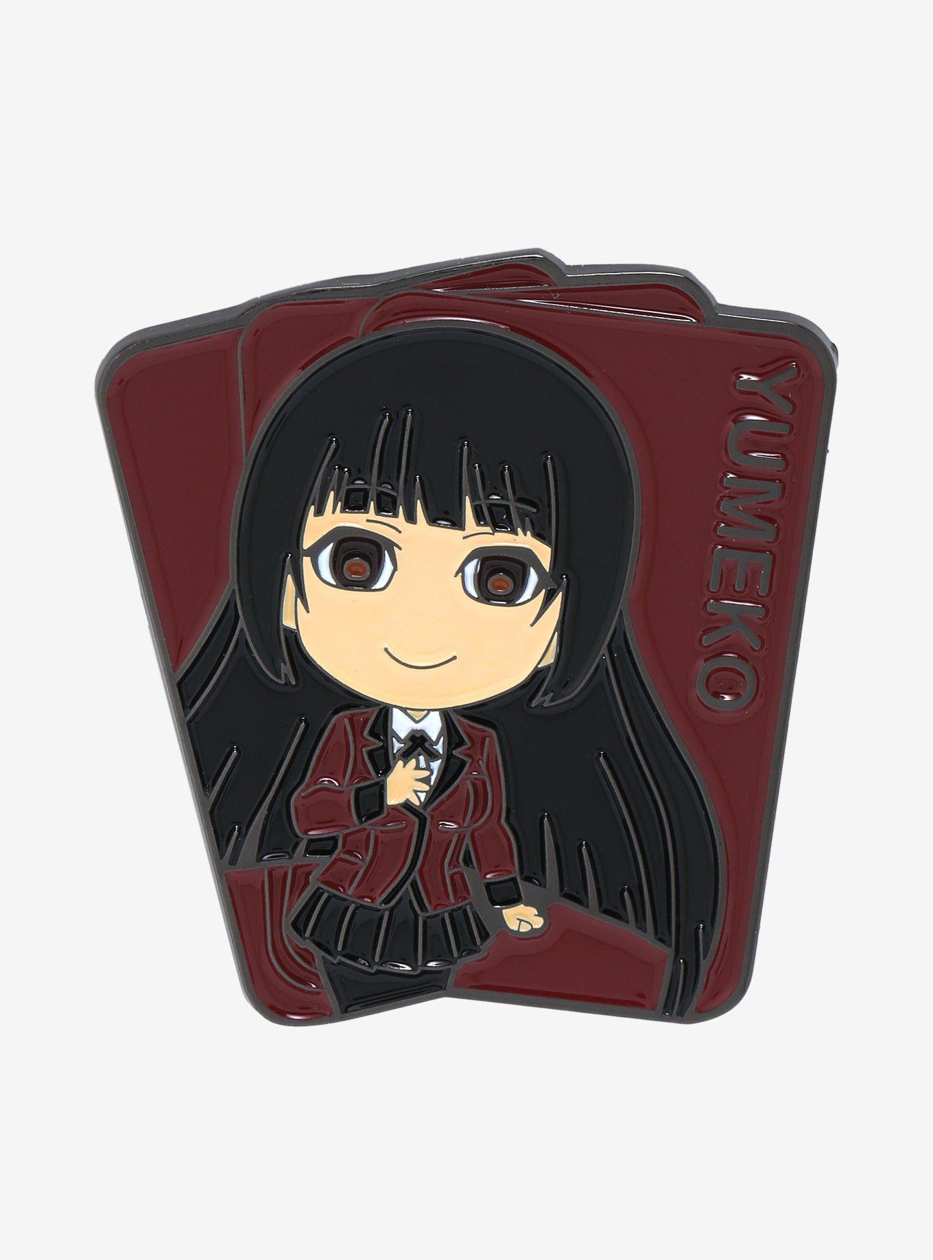 Kakegurui Chibi Yumeko Jabami Cards Enamel Pin - BoxLunch Exclusive, , hi-res