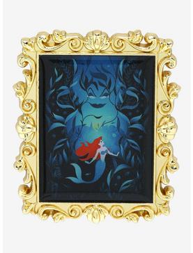 Disney The Little Mermaid Ariel & Ursula Frame Enamel Pin - BoxLunch Exclusive, , hi-res