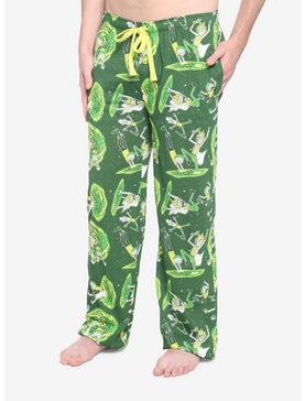 Rick And Morty Allover Print Pajama Pants, , hi-res