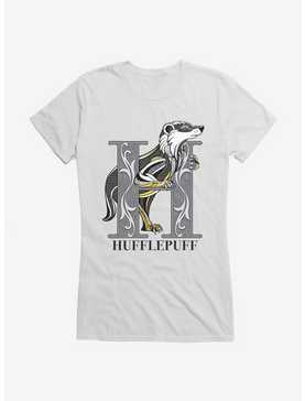 Harry Potter Hufflepuff Classic Geometric Letter Girls T-Shirt, , hi-res
