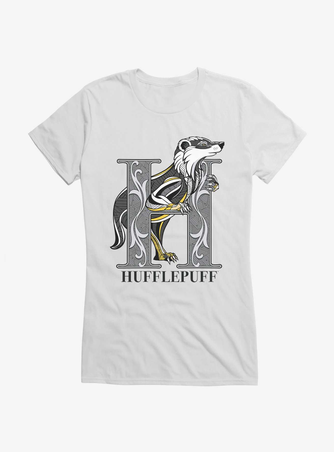 Harry Potter Hufflepuff Classic Geometric Letter Girls T-Shirt, , hi-res