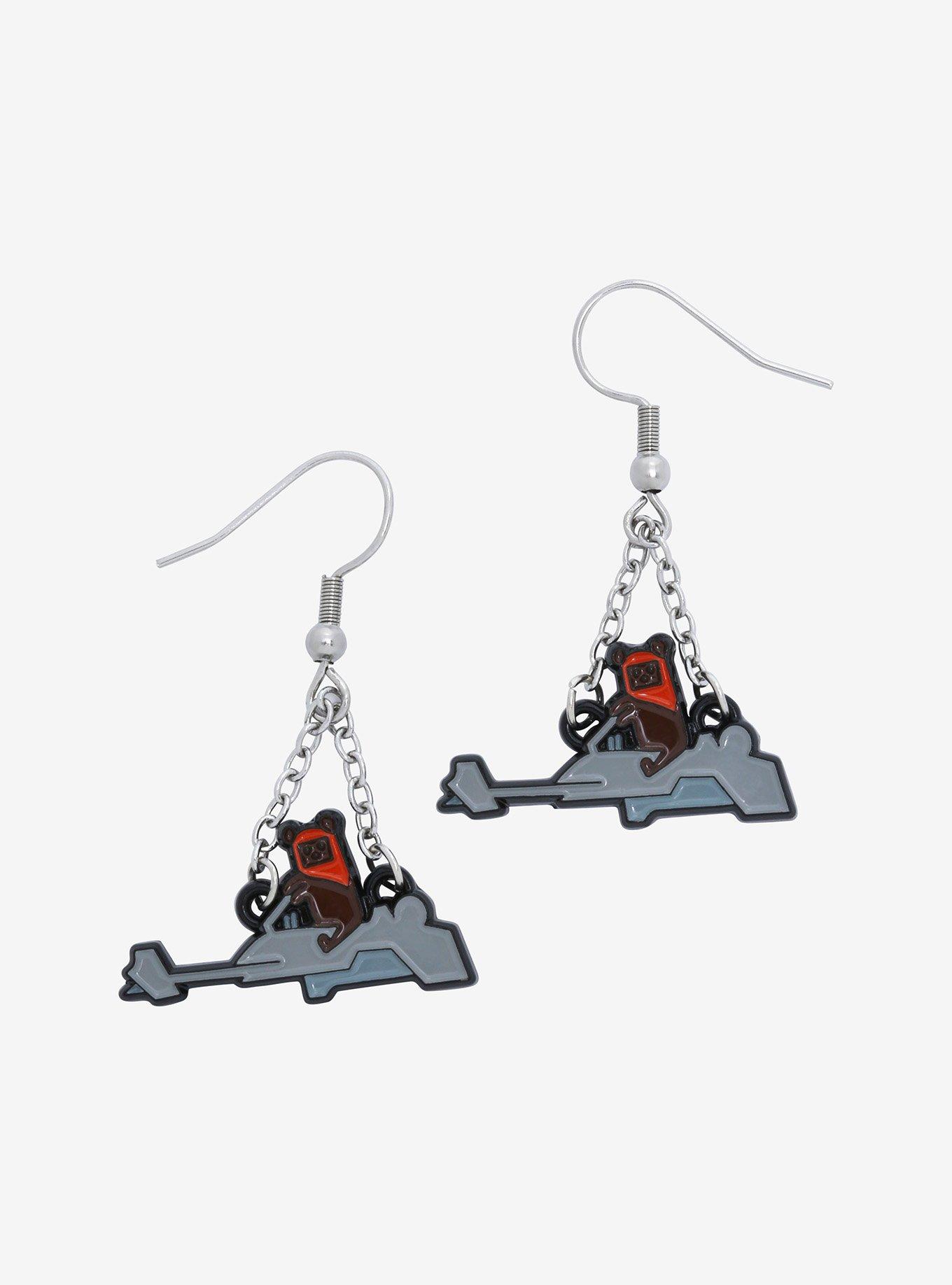 Star Wars Ewok Speeder Bike Earrings, , hi-res