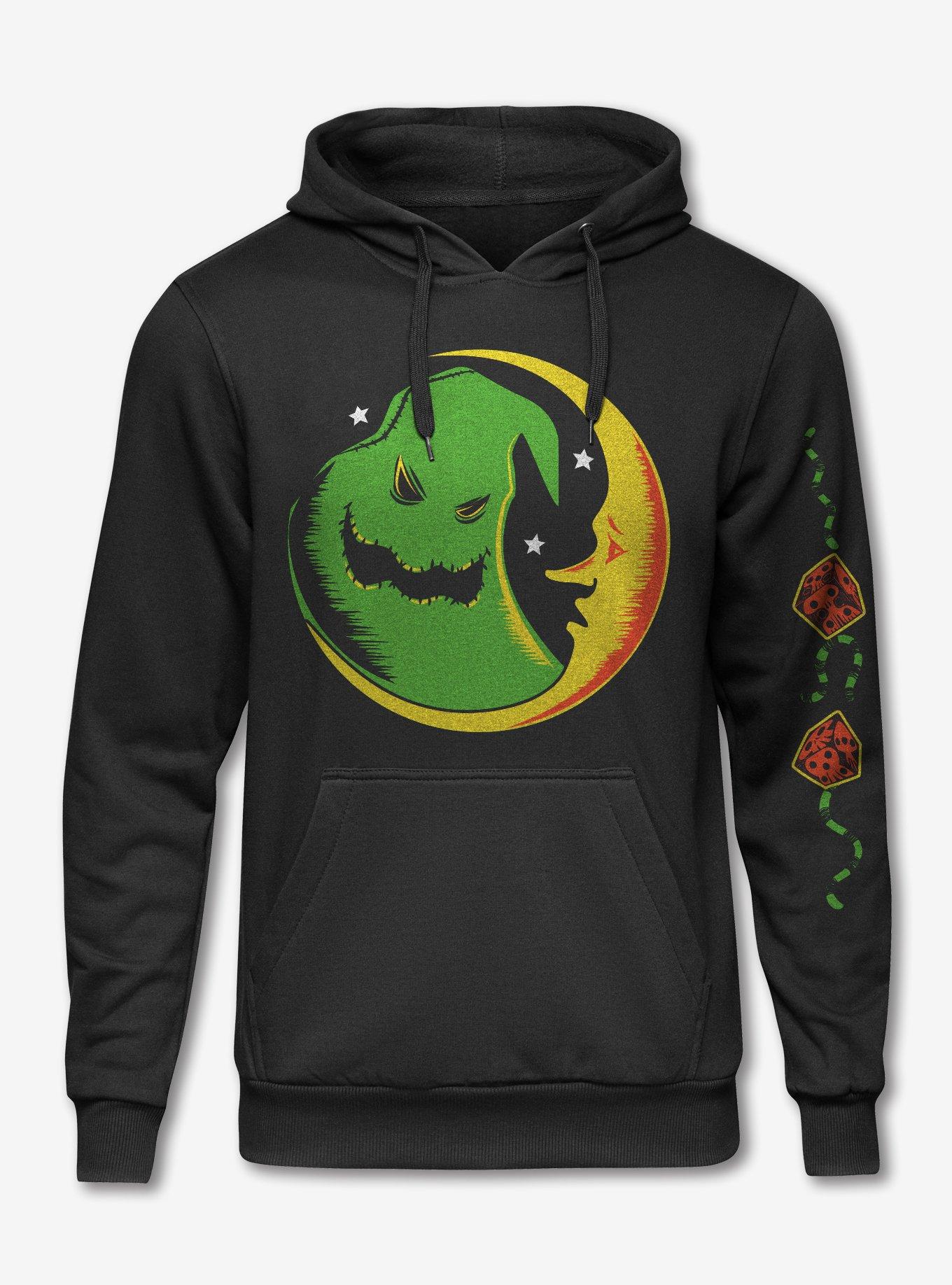 The Nightmare Before Christmas Oogie Boogie Crescent Moon Hoodie, MULTI, hi-res