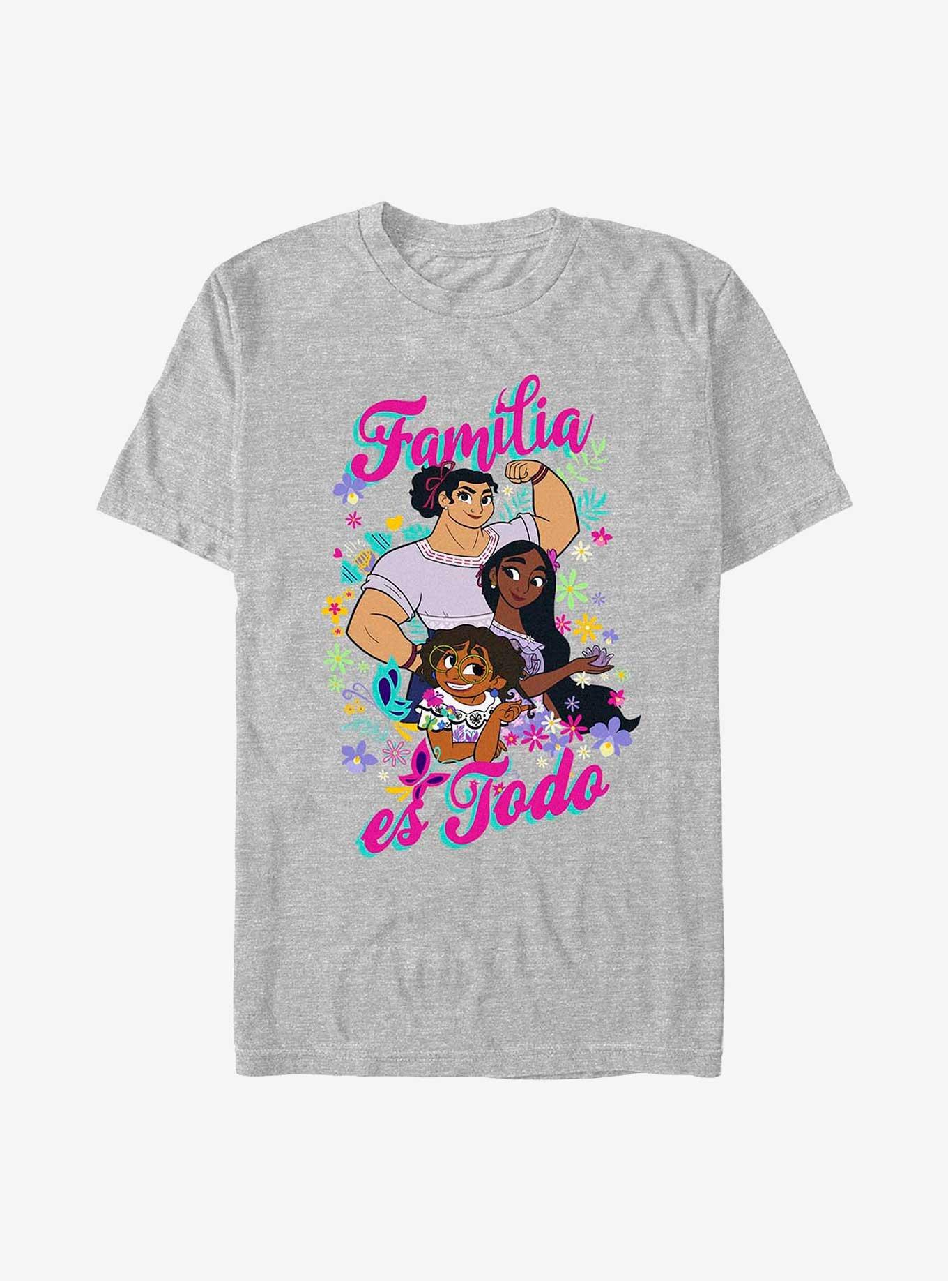 Disney's Encanto  Familia Es Todo T-Shirt, ATH HTR, hi-res