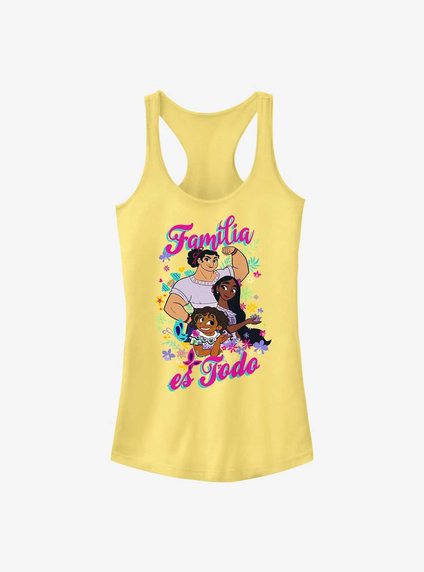 Disney's Encanto  Familia Es Todo Girl's Tank, BANANA, hi-res