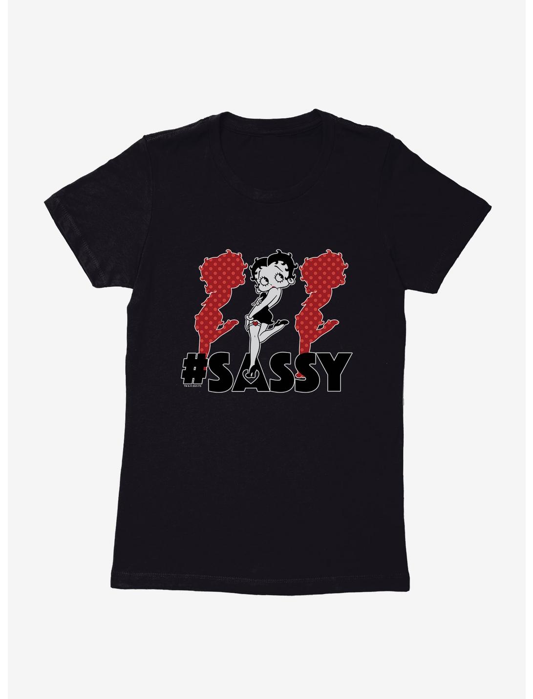 Betty Boop Hashtag Triple The Sass Womens T-Shirt, , hi-res