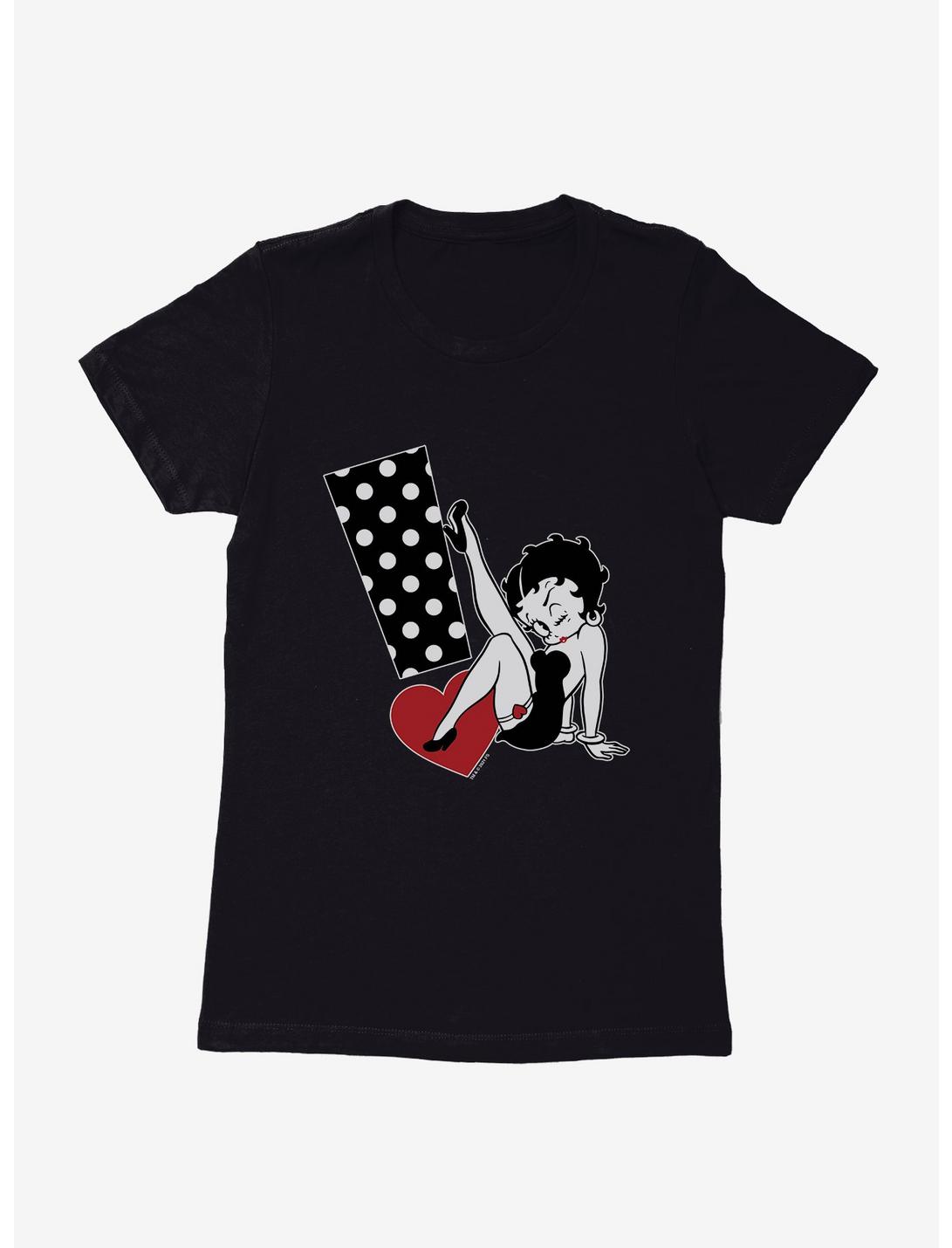 Betty Boop Polka Dot Exclamation Womens T-Shirt, , hi-res