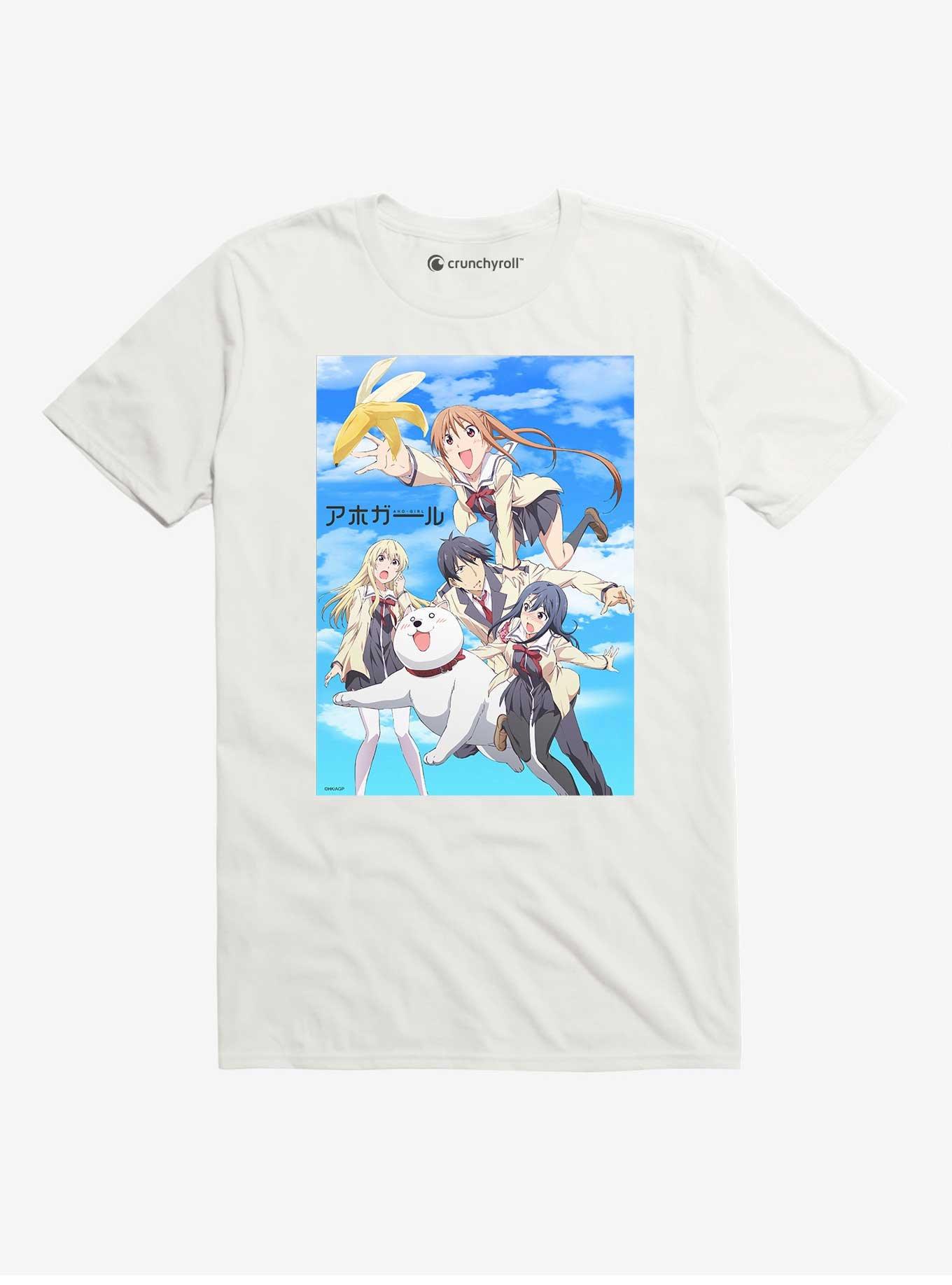 Aho Girl White T-Shirt, , hi-res