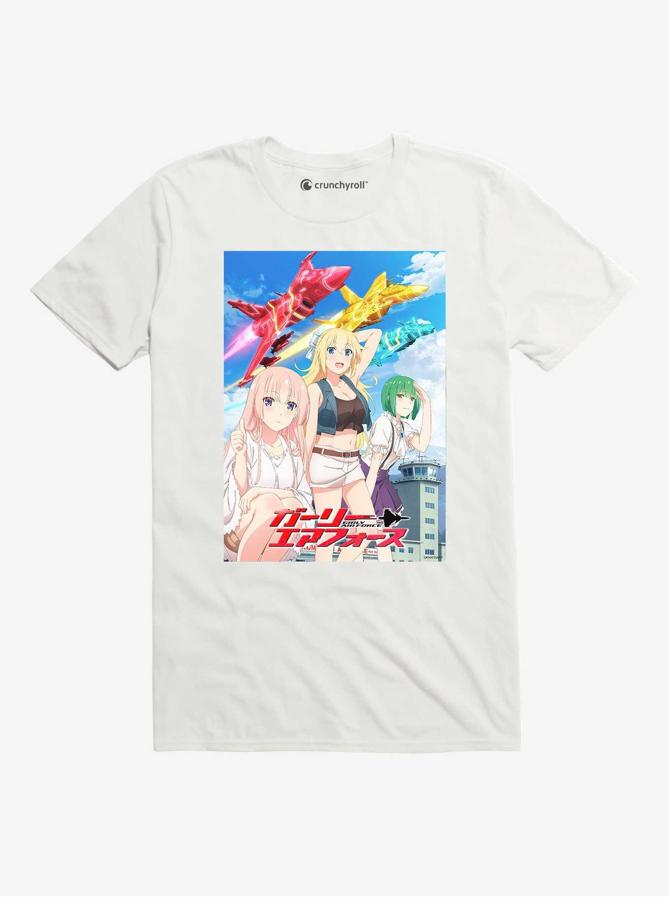 Girly Air Force White T-Shirt, , hi-res