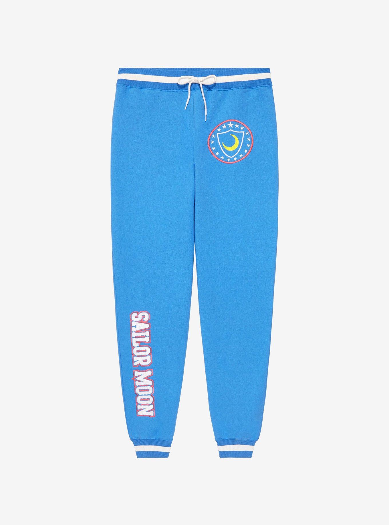 Pretty Guardian Sailor Moon Sailor Moon Varsity Joggers - BoxLunch Exclusive, BLUE, hi-res