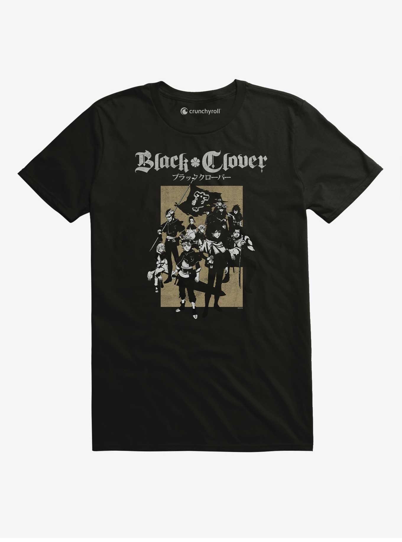 Black Clover Group Black T Shirt, BLACK, hi-res