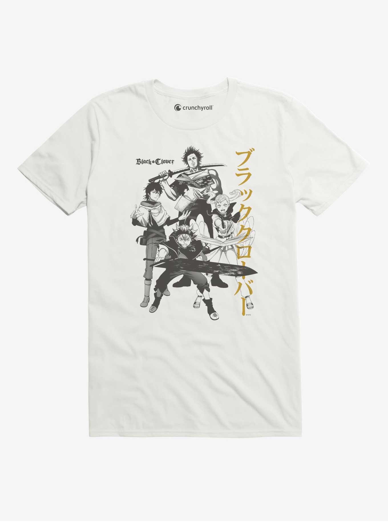 Black clover hot sale shirt