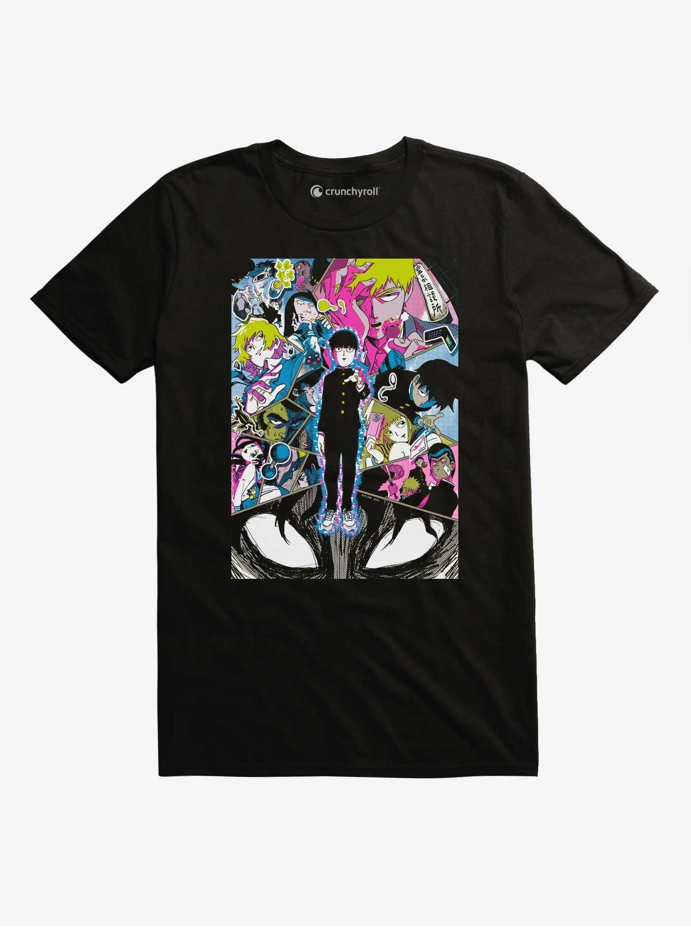 Mob Psycho Cast Black T Shirt