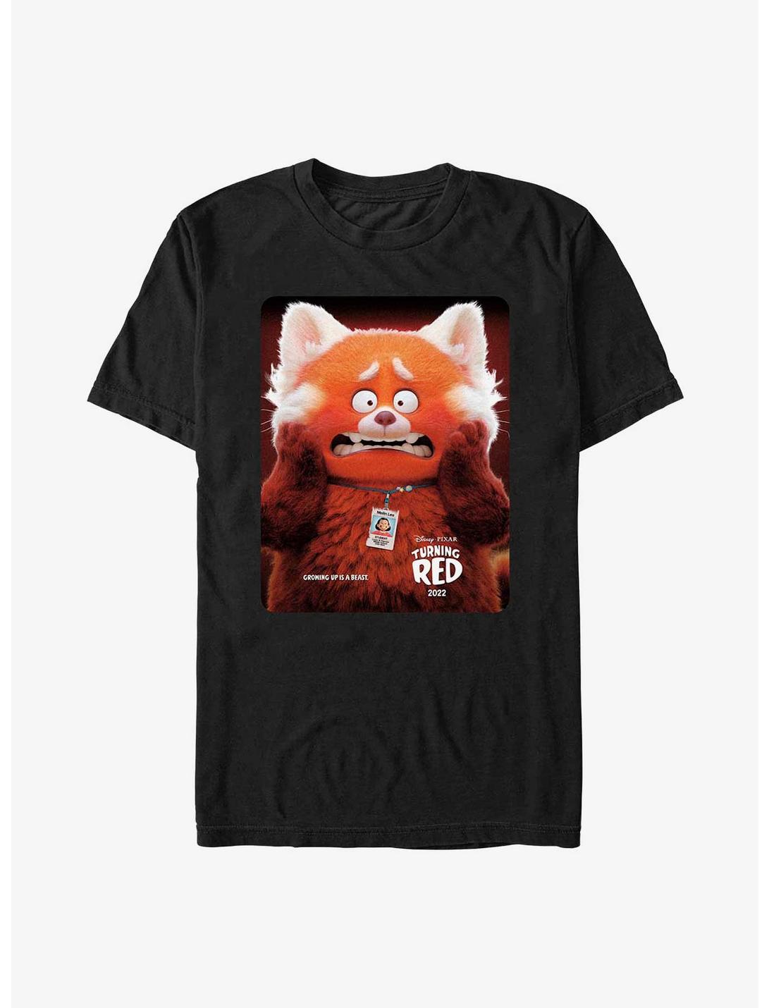 Disney Pixar Turning Red Panda Poster T-Shirt, BLACK, hi-res