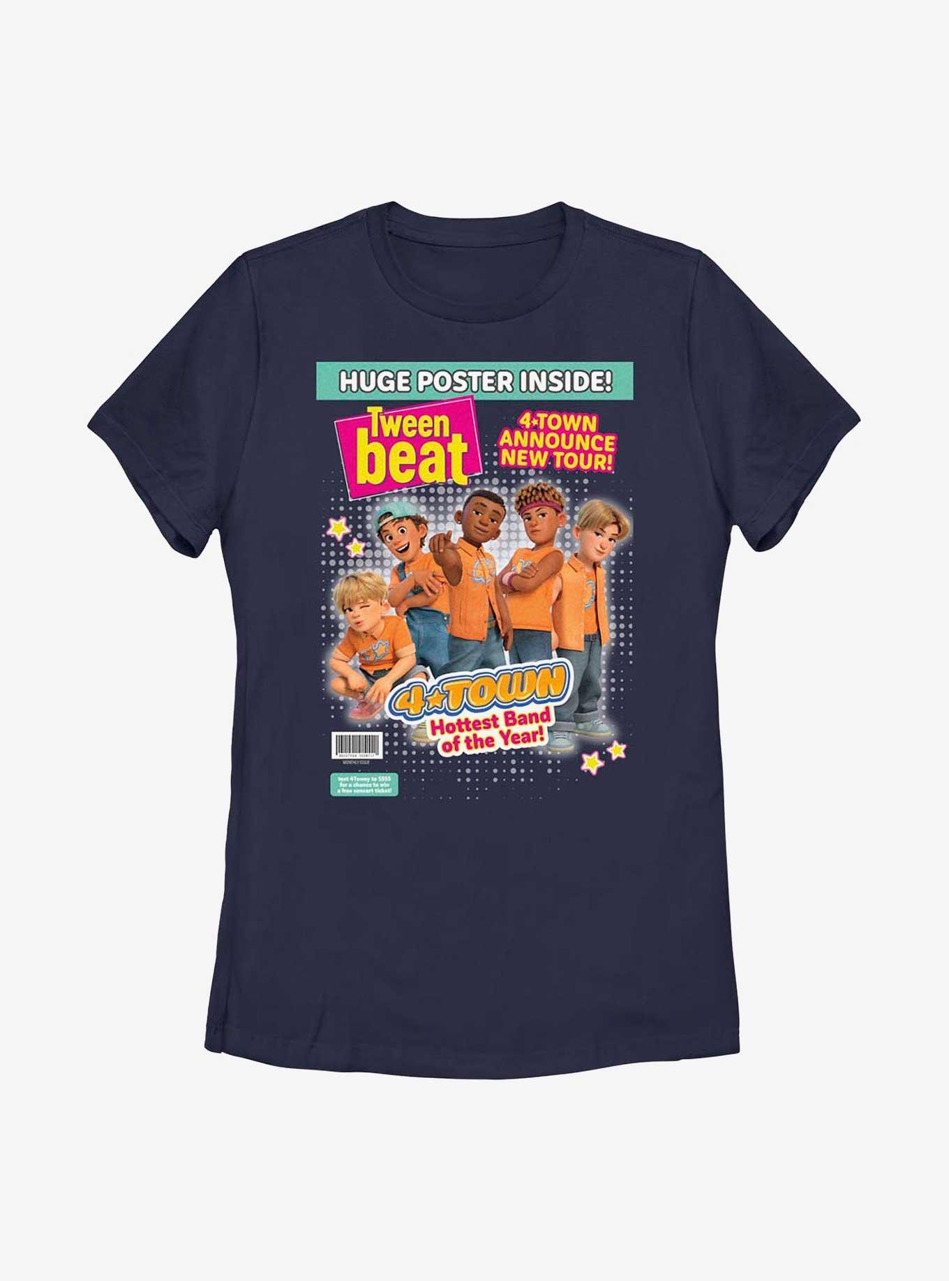 Disney Pixar Turning Red Tween Beat 4Town Magazine Cover Womens T-Shirt, , hi-res