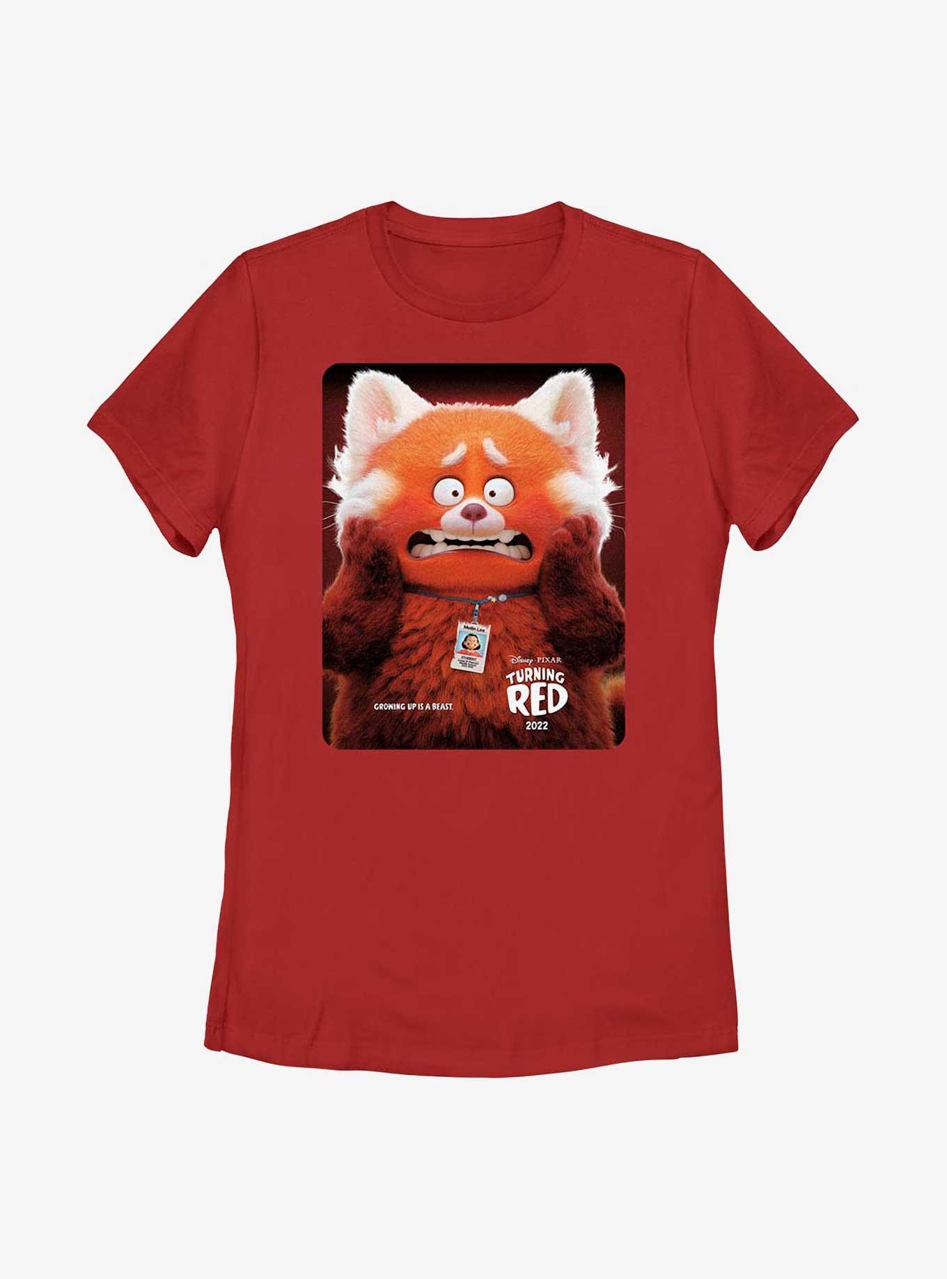 Disney Pixar Turning Red Panda Poster Womens T-Shirt, , hi-res