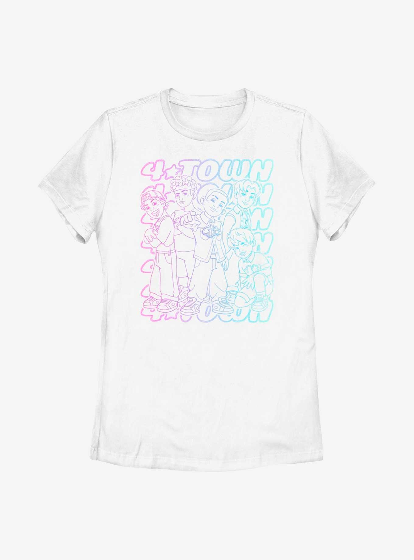 Disney Pixar Turning Red Pastel 4Town Womens T-Shirt, , hi-res