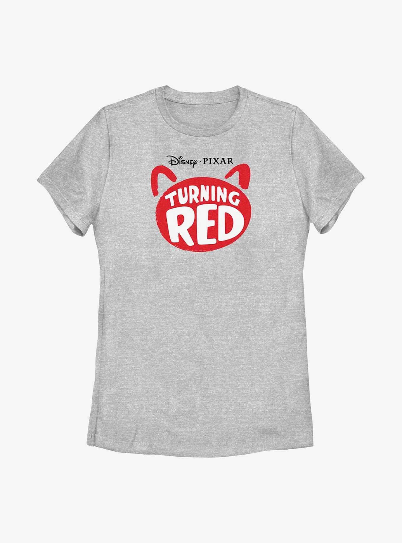 Disney Pixar Turning Red Red Logo Womens T-Shirt, , hi-res