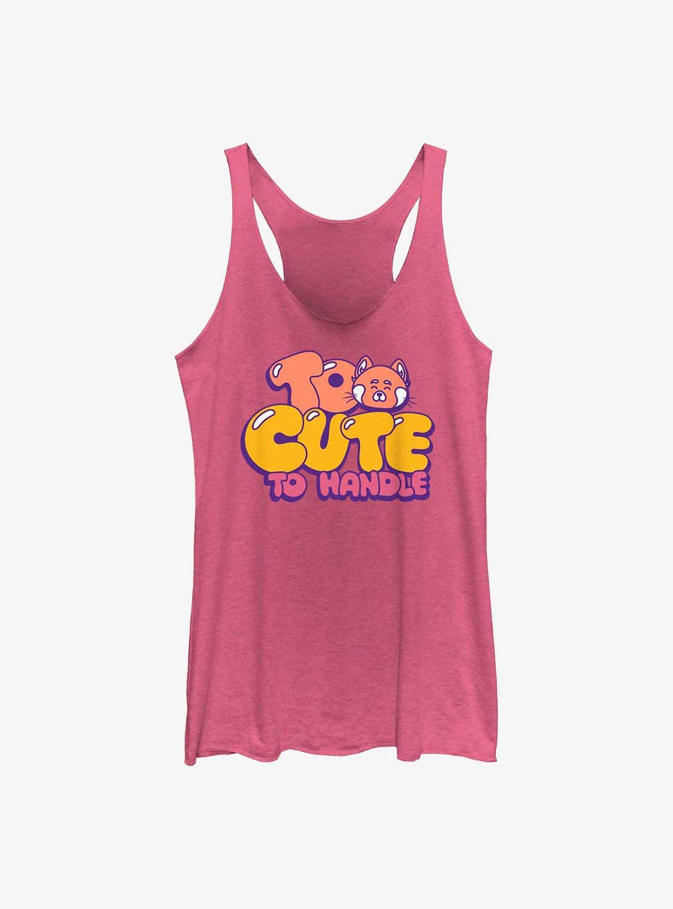 Disney Pixar Turning Red Too Cute To Handle Womens Tank Top