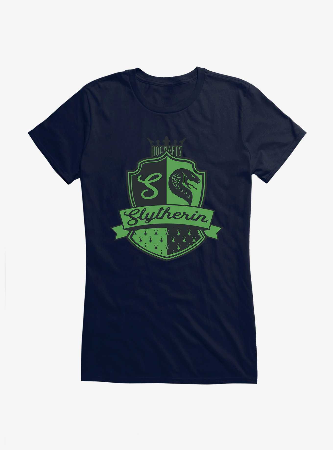 Harry Potter Slytherin House Crest Girls T-Shirt, , hi-res