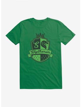 Harry Potter Slytherin House Crest T-Shirt, KELLY GREEN, hi-res
