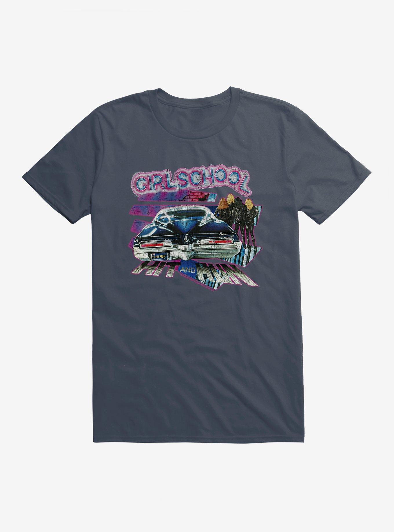 Girlschool Hit And Run T-Shirt, , hi-res