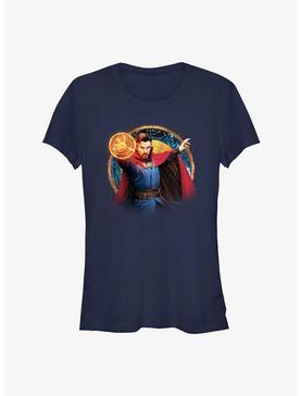 Marvel Dr. Strange Strange Portrait Girl's T-Shirt, NAVY, hi-res