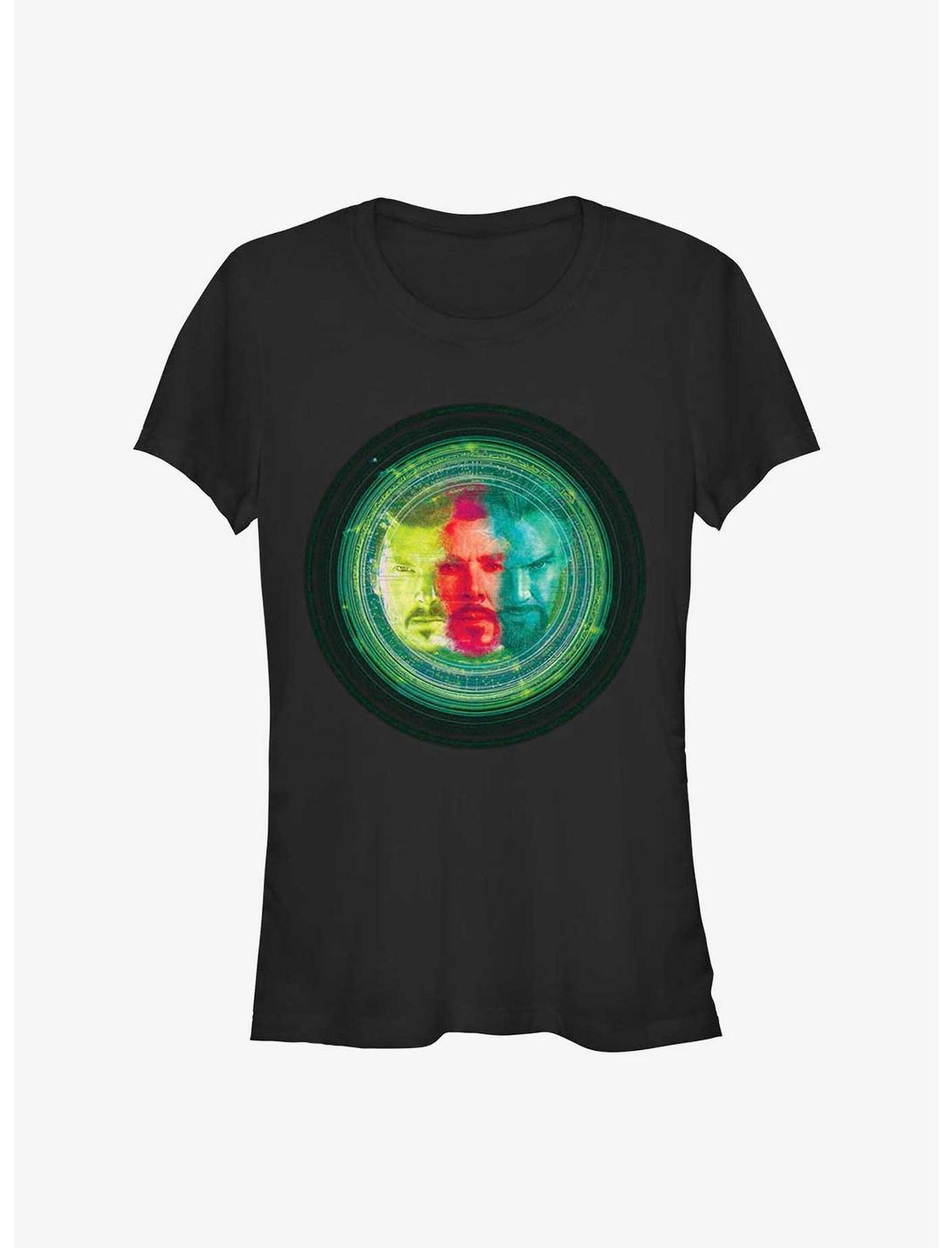 Marvel Dr. Strange Trio Circle Girl's T-Shirt, BLACK, hi-res