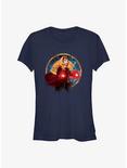 Marvel Dr. Strange Wanda Portrait Girl's T-Shirt, NAVY, hi-res