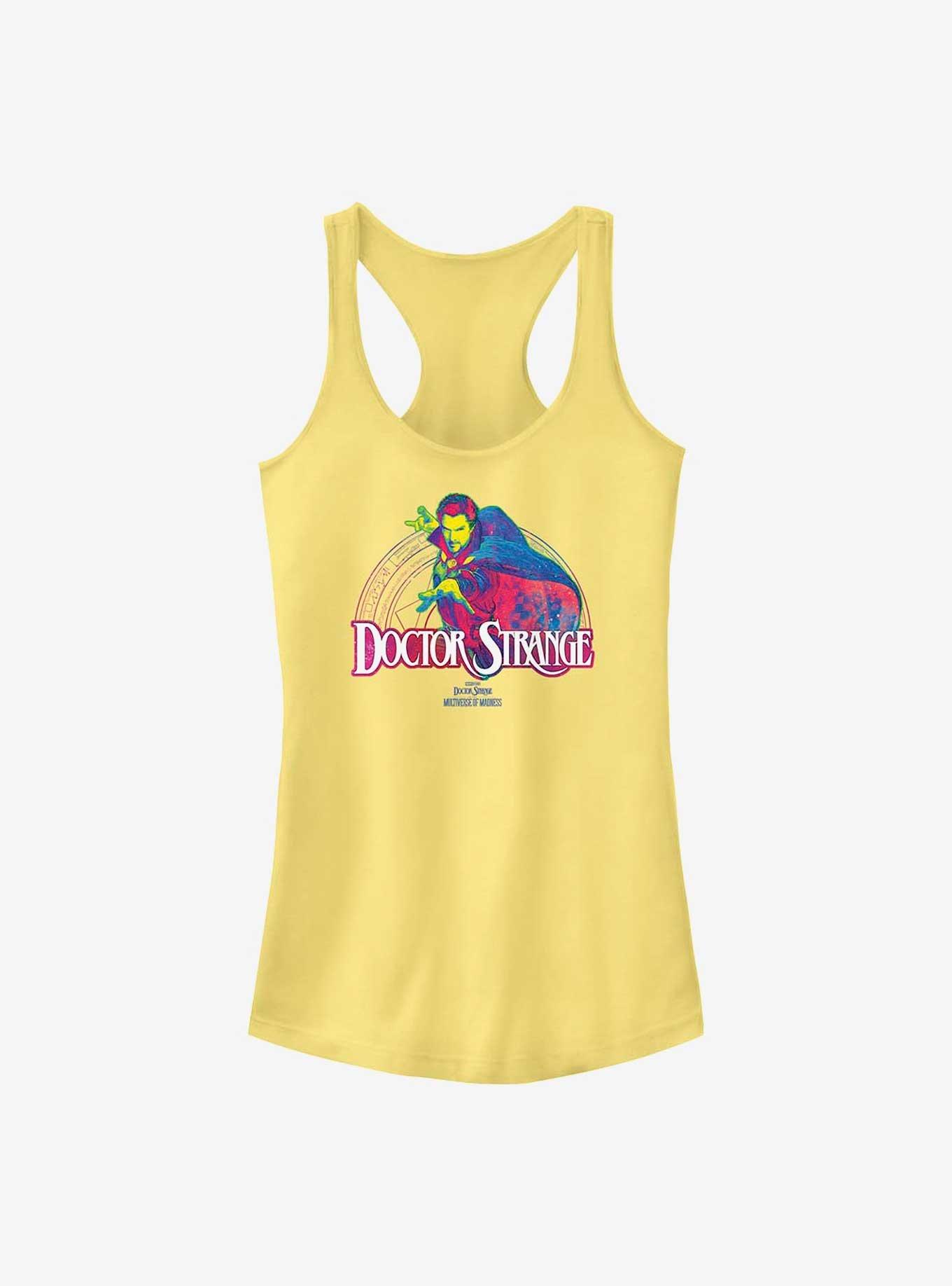 Marvel Dr. Strange Doc Neon Girl's Tank, BANANA, hi-res