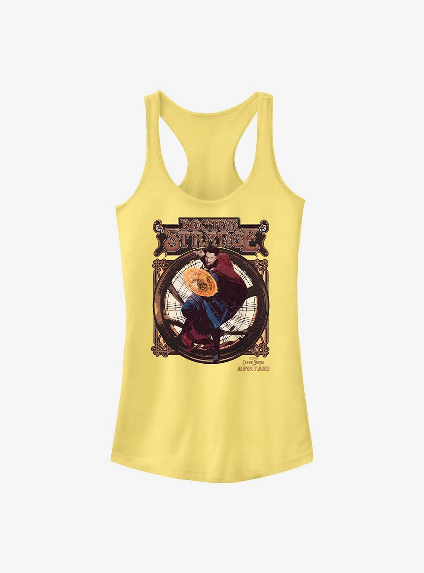 Marvel Dr. Strange Retro Seal Girl's Tank, BANANA, hi-res