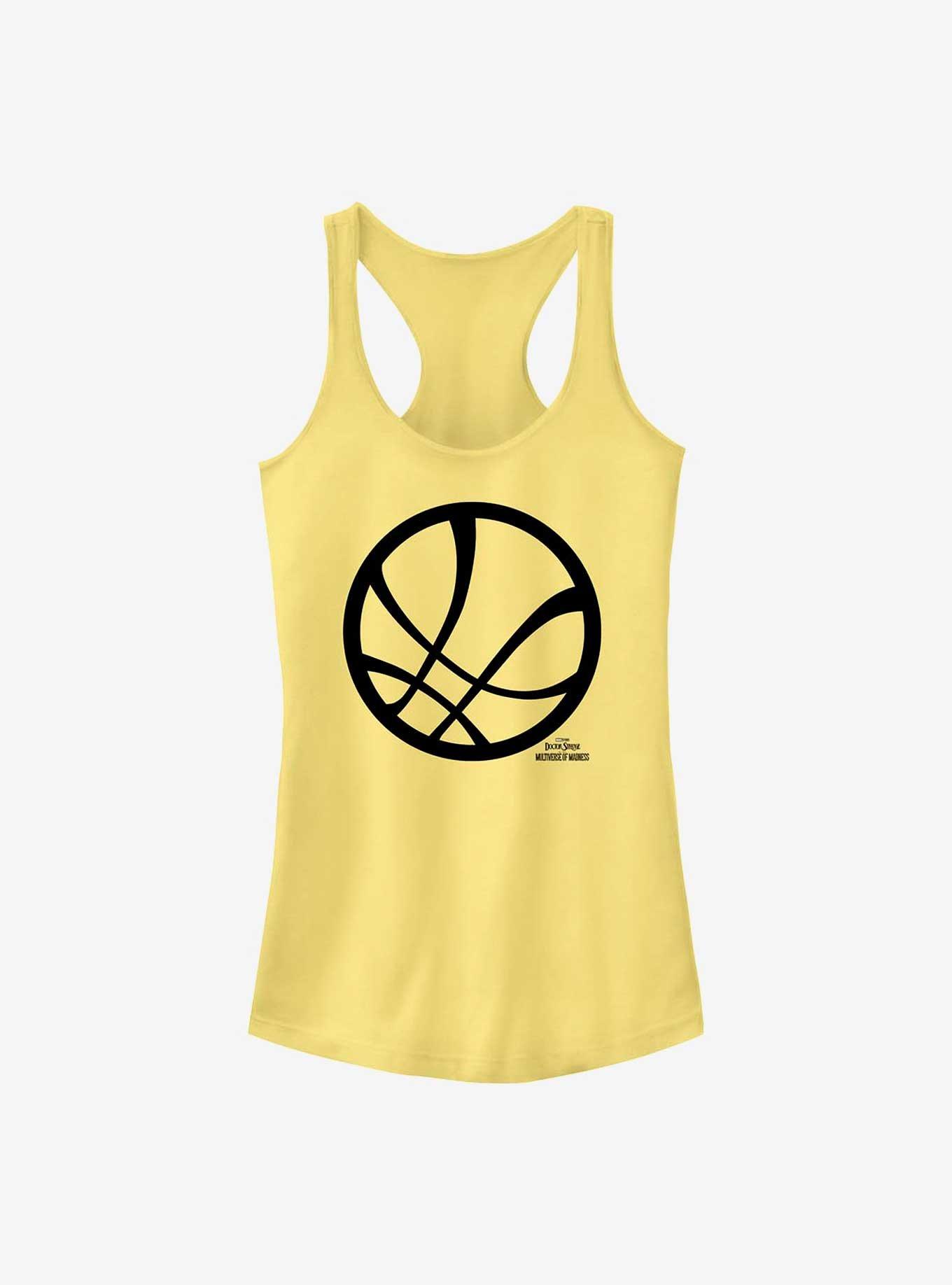 Marvel Dr. Strange Sanctorum Logo Girl's Tank, BANANA, hi-res